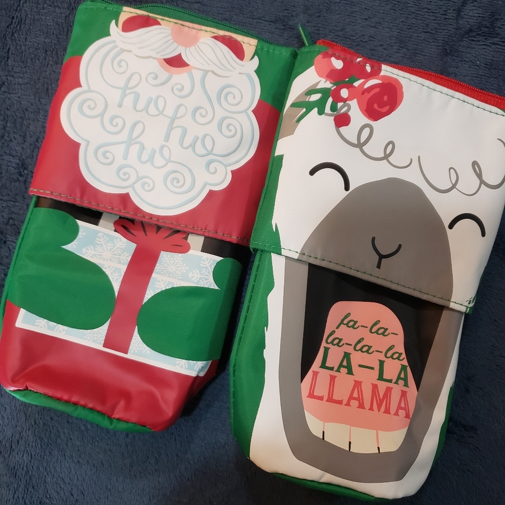Christmas Hide and peek pouches!!!